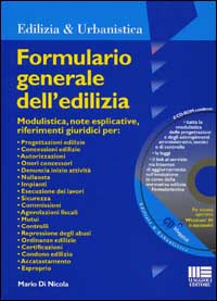 Formulario generale dell'edilizia
