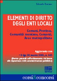 Elementi di diritto degli enti locali