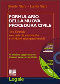 Formulario della nuova procedura civile