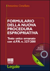 Formulario della nuova procedura espropriativa