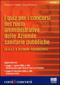 I quiz per i concorsi nel ruolo amministrativo delle aziende sanitarie pubbliche