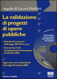 La validazione di progetti di opere pubbliche