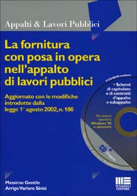 La fornitura con posa in opera nell'appalto di lavori pubblici