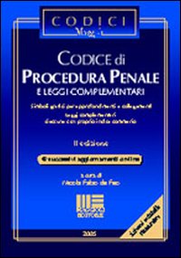 Codice di procedura penale e leggi complementari