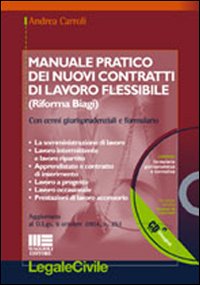 Manuale pratico dei nuovi contratti di lavoro flessibile (riforma Biagi). Con cenni giurisprudenziali e formulario