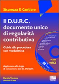 Il D.U.R.C. documento unico di regolarità contributiva