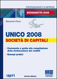 Unico 2008. Società di capitali