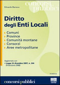 Il diritto degli enti locali