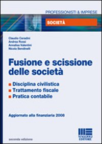 Fusione e scissione di società