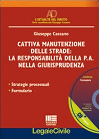 Cattiva manutenzione delle strade: la responsabilità della p.a. nella giurisprudenza. Strategie processuali. Formulario
