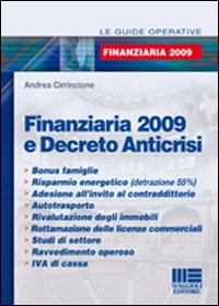 Finanziaria 2009 e decreto anticrisi