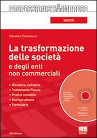La trasformazione delle società e degli enti non commerciali