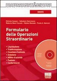 Formulario delle operazioni straordinarie