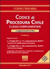 Codice di procedura civile e leggi complementari