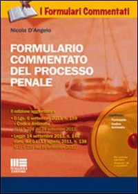 Formulario commentato del processo penale