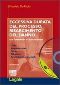 Eccessiva durata del processo. Risarcimento del danno. Con formulario e giurisprudenza