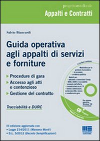 Guida operativa agli appalti di servizi e forniture