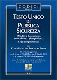Testo unico di pubblica sicurezza