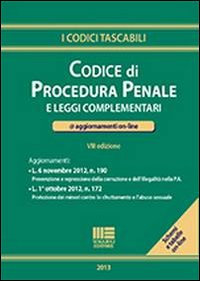 Codice di procedura penale e leggi complementari