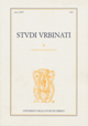 Studi urbinati. Rivista annuale di scienze umane e sociali