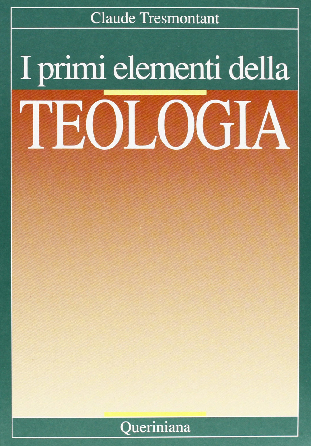 I primi elementi della teologia