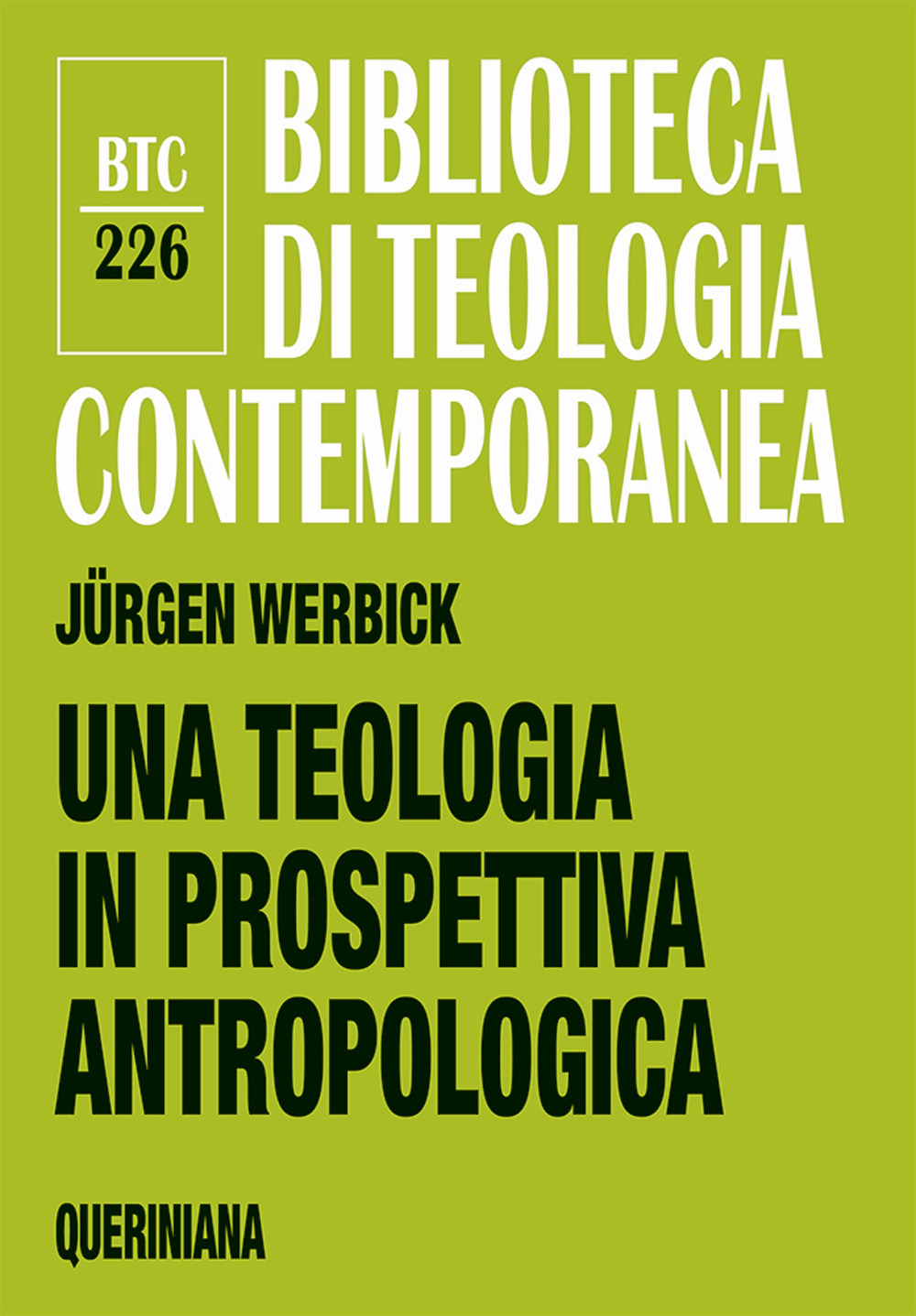 Una teologia in prospettiva antropologica