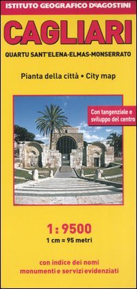 Cagliari. Quartu Sant'Elena, Elmas, Monserrato 1:9 500