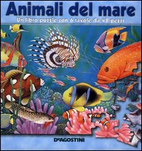 Animali del mare. Libro puzzle