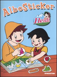 Heidi. Albosticker. Con adesivi