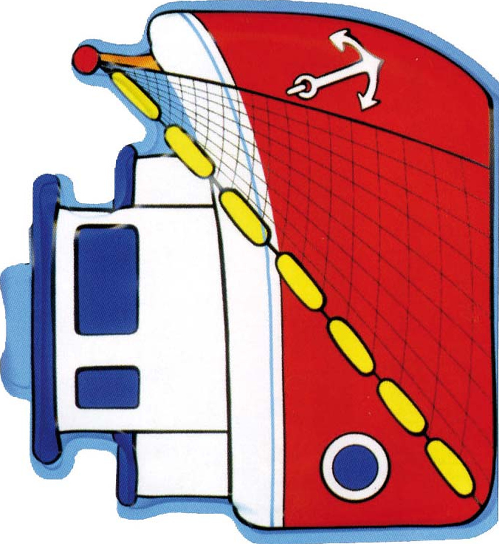 Il peschereccio tra le onde