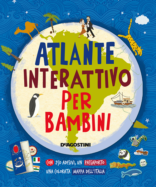 Atlante interattivo per bambini. Con adesivi