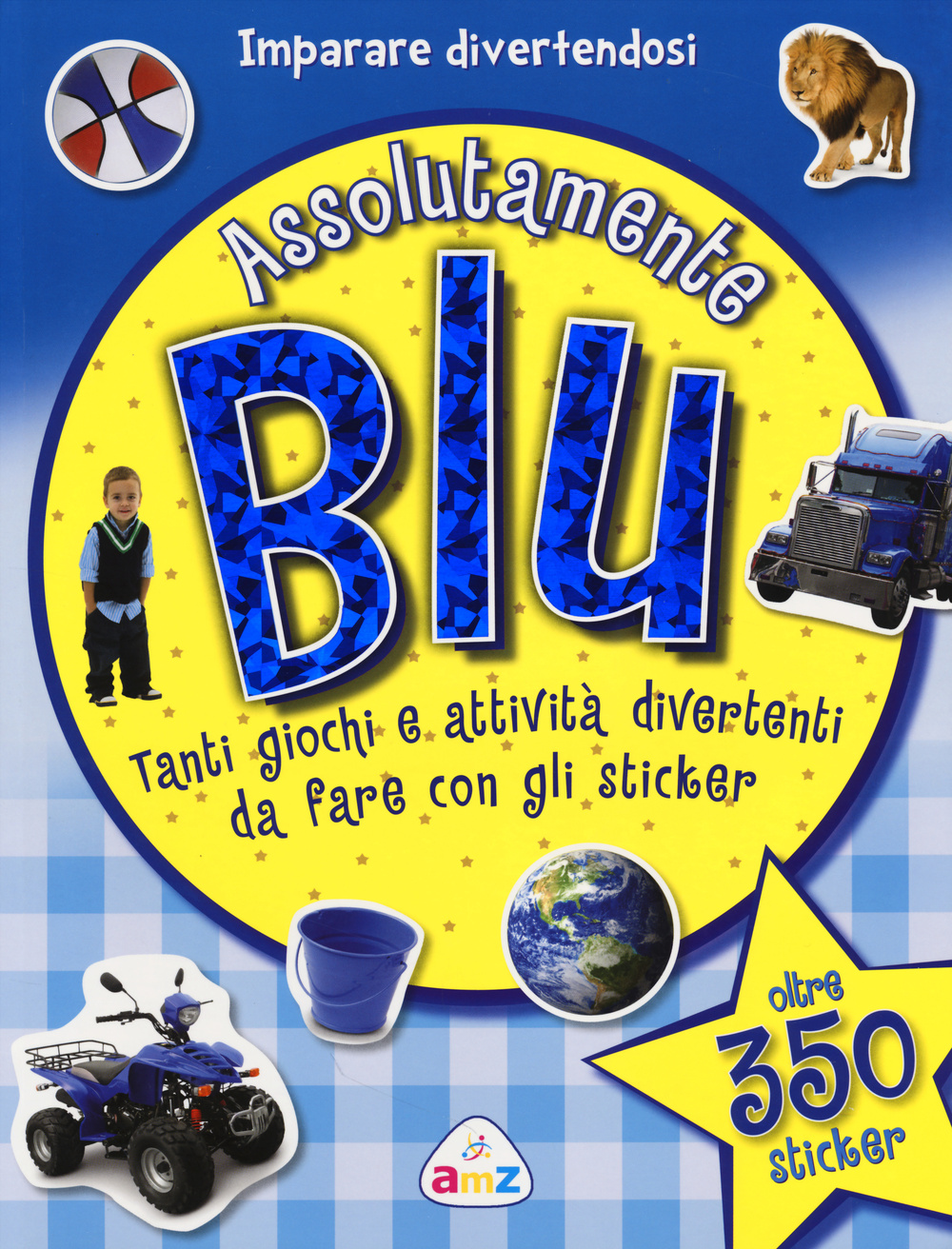 Assolutamente blu. Con adesivi