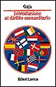 Introduzione al diritto comunitario