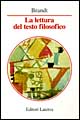La lettura del testo filosofico