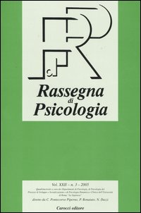 Rassegna di psicologia. Vol. 3