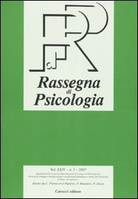 Rassegna di psicologia. Vol. 1