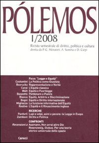 Pólemos. Rivista semestrale di diritto, politica e cultura. Vol. 1