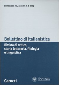 Bollettino di italianistica. Rivista di critica, storia letteraria, filologia e linguistica. Vol. 2