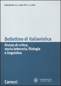 Bollettino di italianistica. Vol. 1