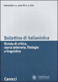 Bollettino di italianistica. Rivista di critica, storia letteraria, filologia e linguistica. Vol. 2