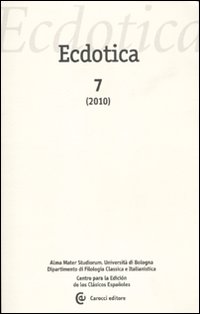 Ecdotica. Vol. 7