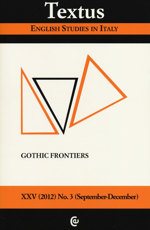 Textus. English studies in Italy. Vol. 3: Gothic frontiers