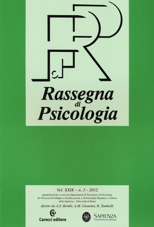 Rassegna di psicologia. Vol. 3