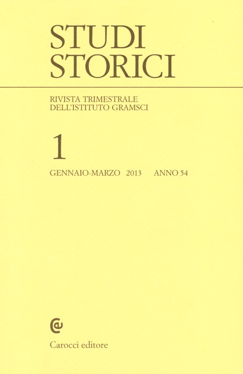 Studi storici. Vol. 1