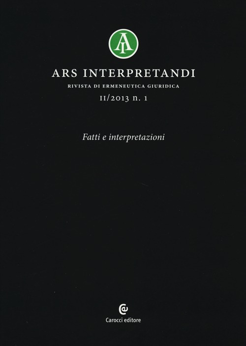 Ars interpretandi. Vol. 1