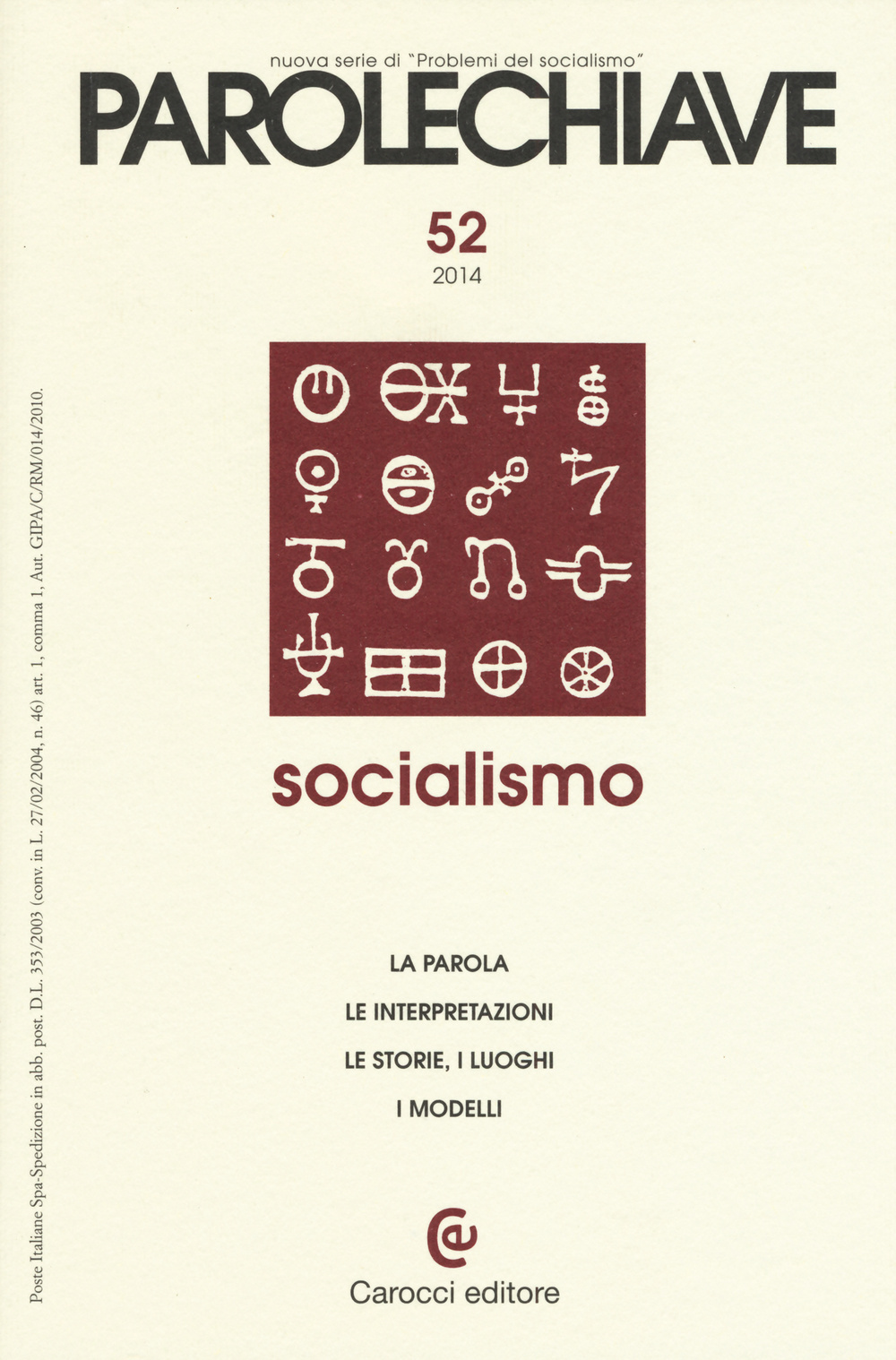 Parolechiave. Vol. 52: Socialismo