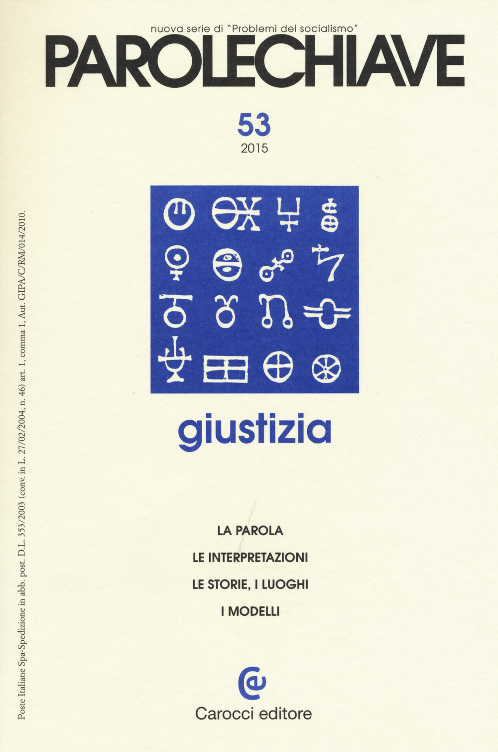 Parolechiave. Vol. 53: Giustizia