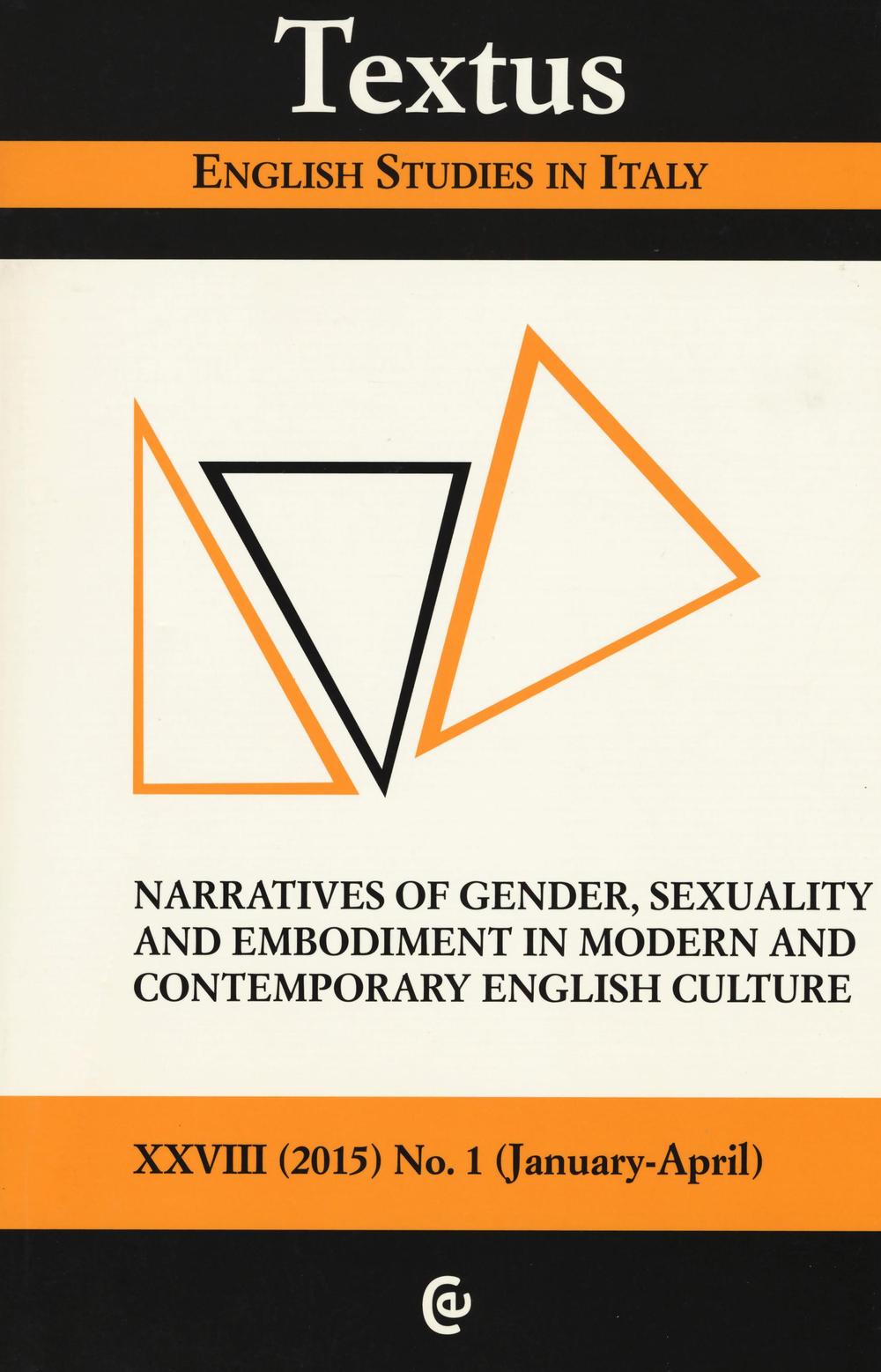 Textus. English studies in Italy. Vol. 1