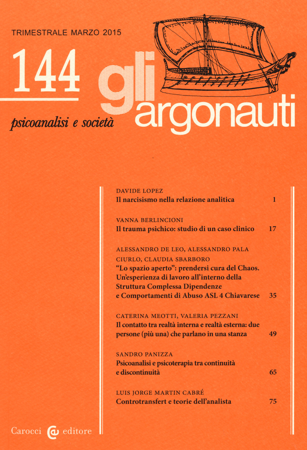 Gli argonauti. Vol. 144