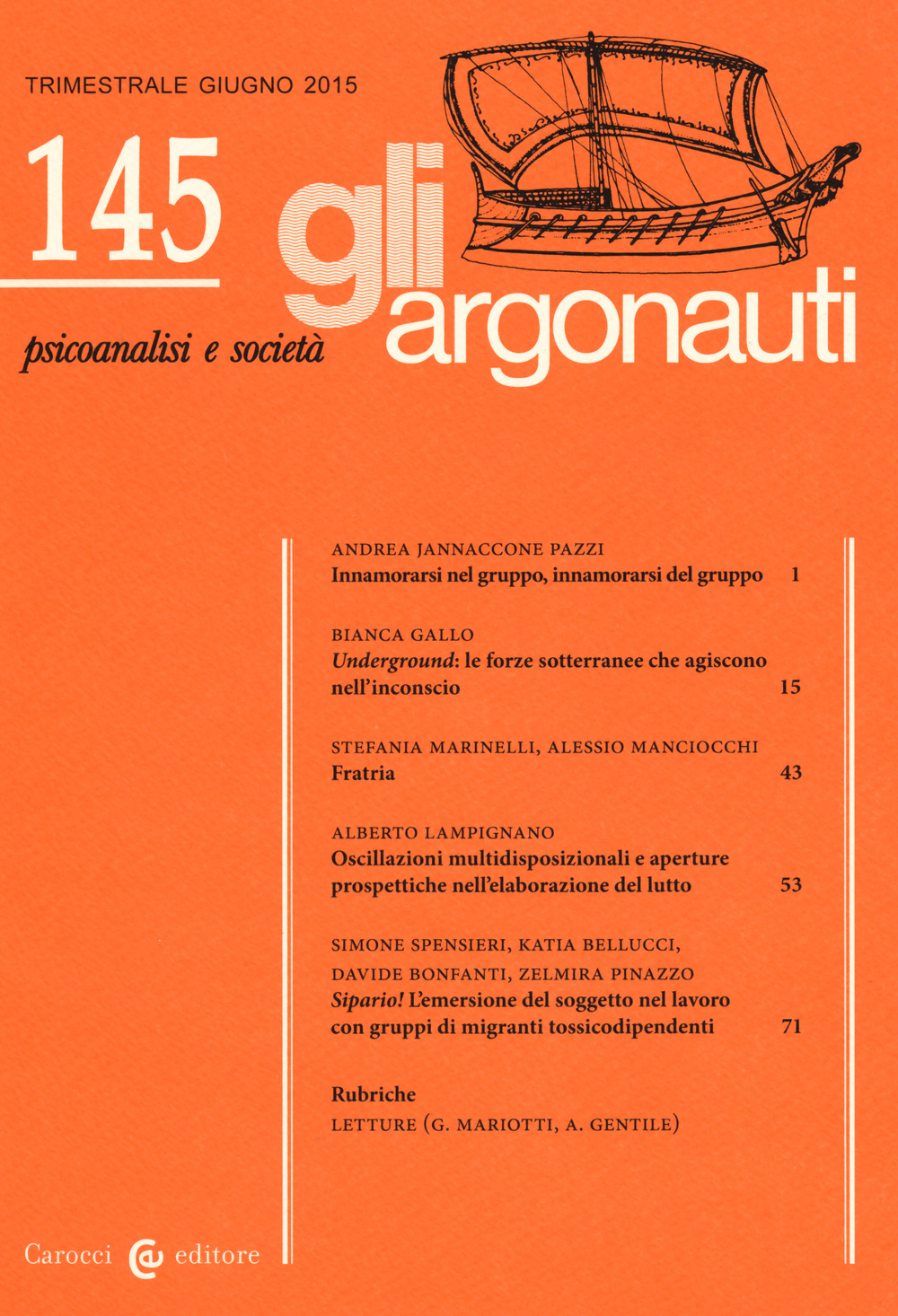 Gli argonauti. Vol. 145